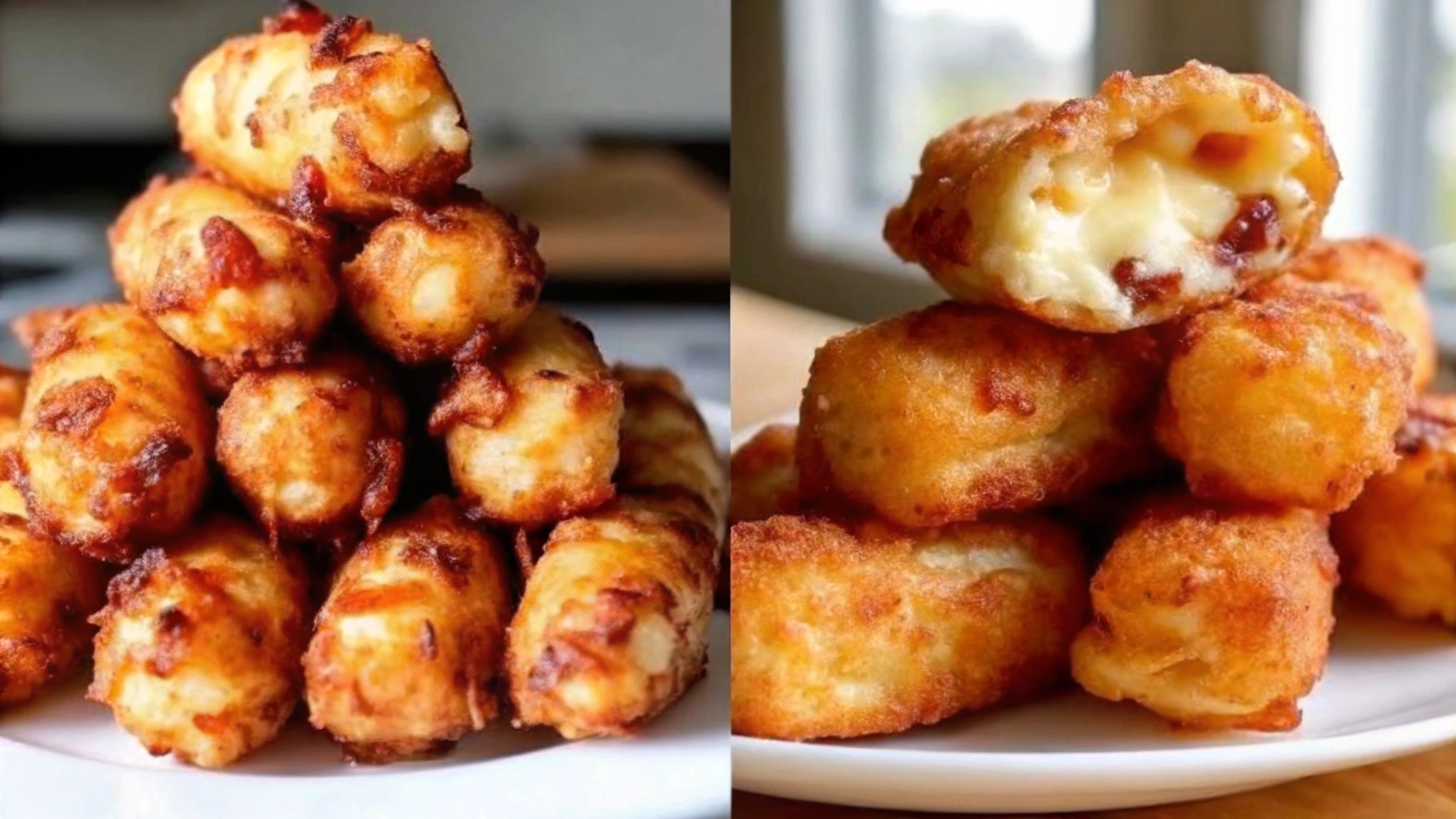 Bacon and Cheese-Stuffed Tater Tots