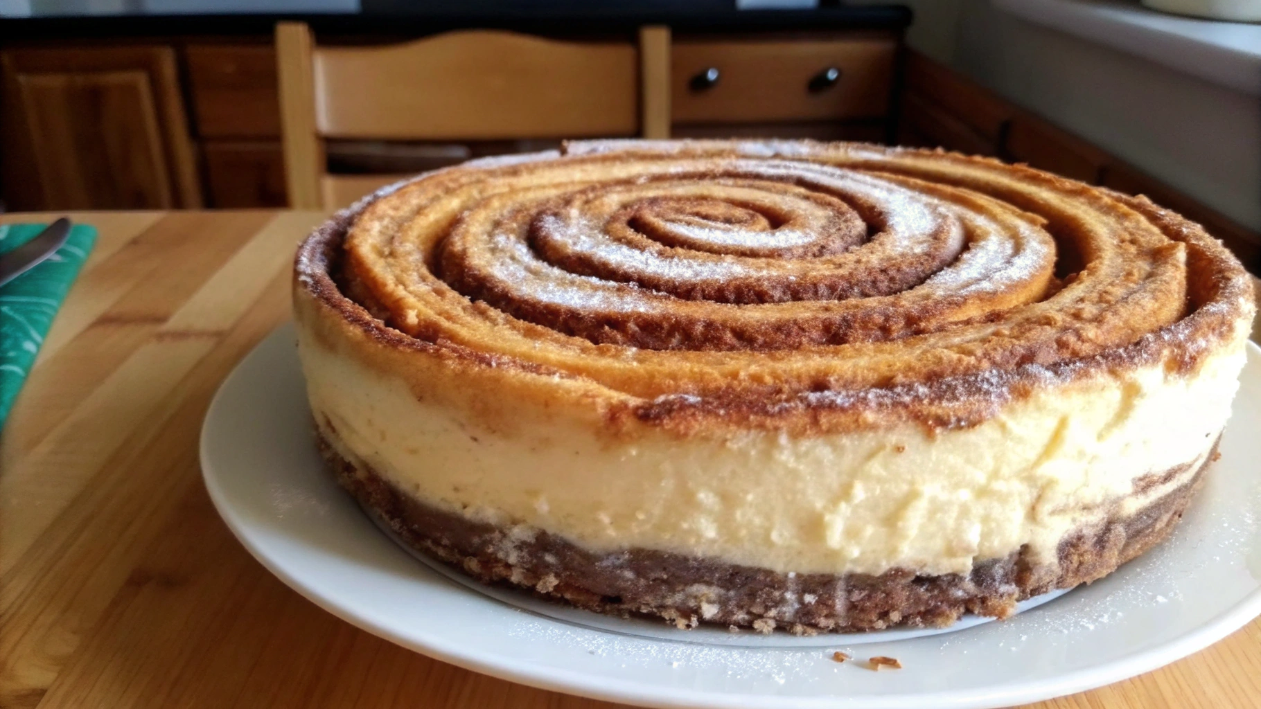 Cinnamon Roll Cheesecake